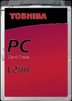 Внутренний жесткий диск 2,5" 1Tb 2.5" Toshiba L200 slim (HDWL110UZSVA) 128Mb 5400rpm SATA3