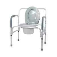 Кресло-туалет 10589 санитарное с большой грузоподъемностью 180кг для инвалидов и пожилых людей