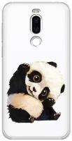 Силиконовый чехол Большеглазая панда на Meizu X8 / Мейзу X8