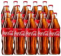 Газированный напиток Coca-Cola (Кока-Кола) 0,33 classsic стеклоx15шт (Грузия)