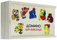 Деревянная игрушка Домино Мои животные