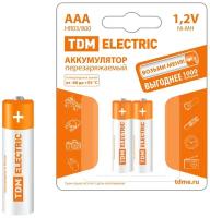 Аккумулятор AAA-800 mAh Ni-MH BP-2 TDM