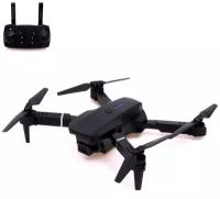 Квадрокоптер на радиоуправлении FLYDRONE, камера 1080P, барометр, Wi-Fi, 2 аккумулятора, цвет чёрный