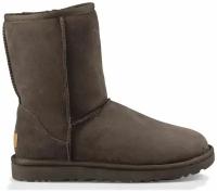 Угги женские UGG Classic Short Ii 1016223_CHO замшевые зимние с мехом коричневые