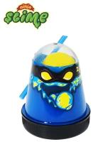 Слайм "Slime "Ninja" 2 в 1 смешивай цвета, синий и желтый, 130 г. S130-1