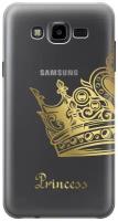 Силиконовый чехол с принтом True Princess для Samsung Galaxy J7 Neo / Самсунг Джей 7 Нео