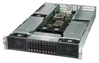 Supermicro SYS-2029GP-TR 2U, 2x LGA3647, Intel C621, 16x DDR4, 8x 2.5" SAS/SATA, SIOM, 2x2000W