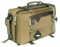 AQUATIC Сумка-рюкзак Aquatic С-28Х с кожаными накладками, хаки
