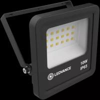 Прожектор светодиодный LEDVANCE Eco Class Floodlight LED 10W/900/4000K Black IP65, 10 Вт, свет: дневной белый