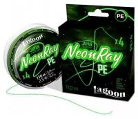 Леска плетеная Lagoon NeonRay fluo-green 0.330 110м