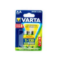 Аккумулятор АА Varta HR6-2BL 2100мА/ч Ni-Mh Accu Ready2Use в блистере 2шт