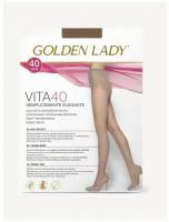 Колготки Golden Lady Vita, 40 den, размер 5, бежевый, коричневый