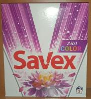 Средство моющее синтетическое порошкообразное Savex 2 in 1 Color Automat. 300г