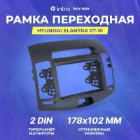 Рамка переходная Іntrо HYUNDAI Elantra 07-10 2din - воздуховод (RHY-N09)