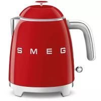 Чайники SMEG/ Мини чайник электрический, 0.8 л, красный