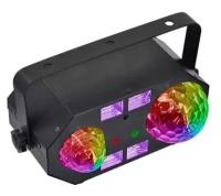 Светомузыка / LED FX60 5in1 / Светодиодный диско-эффект 5 в 1 / Прибор для дискотеки/ Лазерный проектор