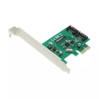 Контроллер SATA3 Orient A1061SL PCI-Express на 2 SATA3 внутренних до 6TB чип ASM1061