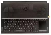Клавиатура для ноутбука Asus GX501VIK-1A с топкейсом, черная, с подсветкой