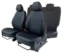 Чехлы на сиденья "Орегон" Chevrolet Lacetti/Gentra I пок. (2002-2016), с задним подлокотником; черный; экокожа