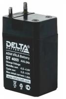 Кислотный аккумулятор Delta DT 4003 Security 4v 0.3Ah (40x26x20mm), 1шт