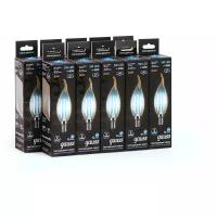 Светодиодная лампа GAUSS LED Filament Свеча на ветру E14 5W 420lm 4100K Golden (упаковка 10 шт.)