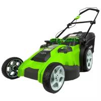 Колесная газонокосилка Greenworks G40LM49DB Twin Force