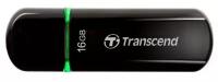 Флеш-память Transcend JetFlash 600, 16Gb, USB 2.0, чер, TS16GJF600