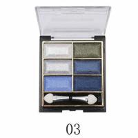 Farres Cosmetics / Фаррес Косметик Тени для век тон 03 серо-синие, 6 оттенков, 10.5г / декоративная косметика