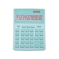 Калькулятор настольный CITIZEN SDC-444GNE (204х155 мм), 12 разрядов, двойное питание, бирюзовый, 1 шт