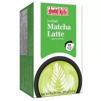 Чайный напиток Gold kili Matcha latte в пакетиках, имбирь, кокос, 10 пак