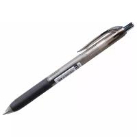 Ручка шариковая автоматическая Crown "Quick Dry" черная, 0,5мм, упаковка 12 шт