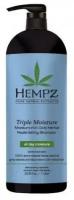 Шампунь тройное увлажнение / Triple Moisture Moisture-Rich Daily Herbal Replenishing Shampoo 1000 мл