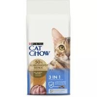 CAT CHOW SPECIAL CARE FELINE 3 IN 1 для взрослых кошек с индейкой (15 кг)