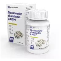 Препарат для суставов и связок XL Glucosamine, Chondroitin & MSM (глюкозамин, хондроитин, мсм), 90 капсул