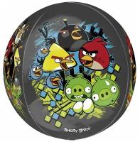 Шар воздушный 3D сфера «Angry Birds», 40 см