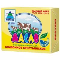 Шахунские молочные продукты Масло сливочное Крестьянское 72.5%, 180 г