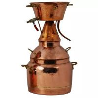 Алькитара CopperCrafts "Премиум" 30 л. трехкамерная, паяная