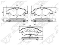 ST45022S04G01 SAT Колодки тормозные перед HONDA CIVIC EK/EJ/ES1 95-05/FIT GD3/4 4WD 01-07