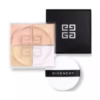 GIVENCHY Пудра рассыпчатая Prisme Libre матирующая с эффектом сияния 4 в 1 2 белый сатин