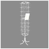 Стойка вращающаяся для прайсов, напольная, 32 кармана А4, 50x50x180