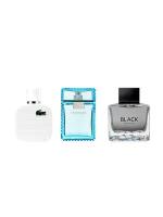 Lacoste L.12.12 Blanc, Versace Man Eau Fraiche, Antonio Banderas Black Seduction 3 по 5 мл