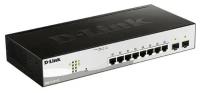 Коммутатор D-Link DGS-1210-10/FL1A 8G 2SFP настраиваемый