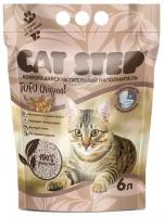 Cat Step Комкующийся растительный наполнитель Tofu Original 6L | Cat Step Tofu Original 2,8 кг 39513 (2 шт)