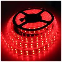 Полоса светодиодная 12V (16 SMD 5x5) 70см RED