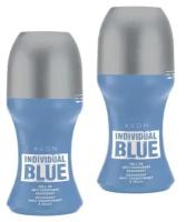 AVON Набор дезодорант-антиперспирант с шариковым аппликатором Individual Blue, 50 мл (2 шт)