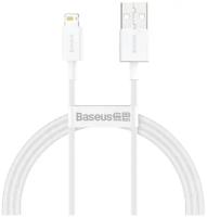 Кабель для передачи данных / быстрой зарядки /Baseus Superior Series Fast Charging Data Cable USB to iP 2.4A 1m White CALYS-A02