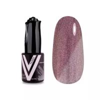 Гель-лак с блестками Vogue Nails кошачий глаз, магнитный, плотный, темный серый, 10 мл