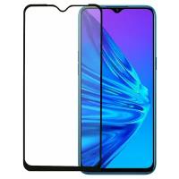 Защитное противоударное стекло для Realme 5 / Realme C11 / Realme C21 / Стекло для Реалми 5 / Реалми C11 / Реалми C21 закаленное / полноэкранное