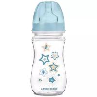 Canpol Babies Бутылочка антиколиковая с широким горлом EasyStart Newborn Baby 240 мл, с 3 месяцев, голубой