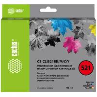 Cartridge ink Cactus CS-CLI521BK/M/C/Y black/cyan/yellow/magenta kit (33.6ml) for Canon Pixma iP3600